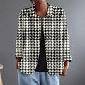 Hyacintha™ | Classic Houndstooth Blouse