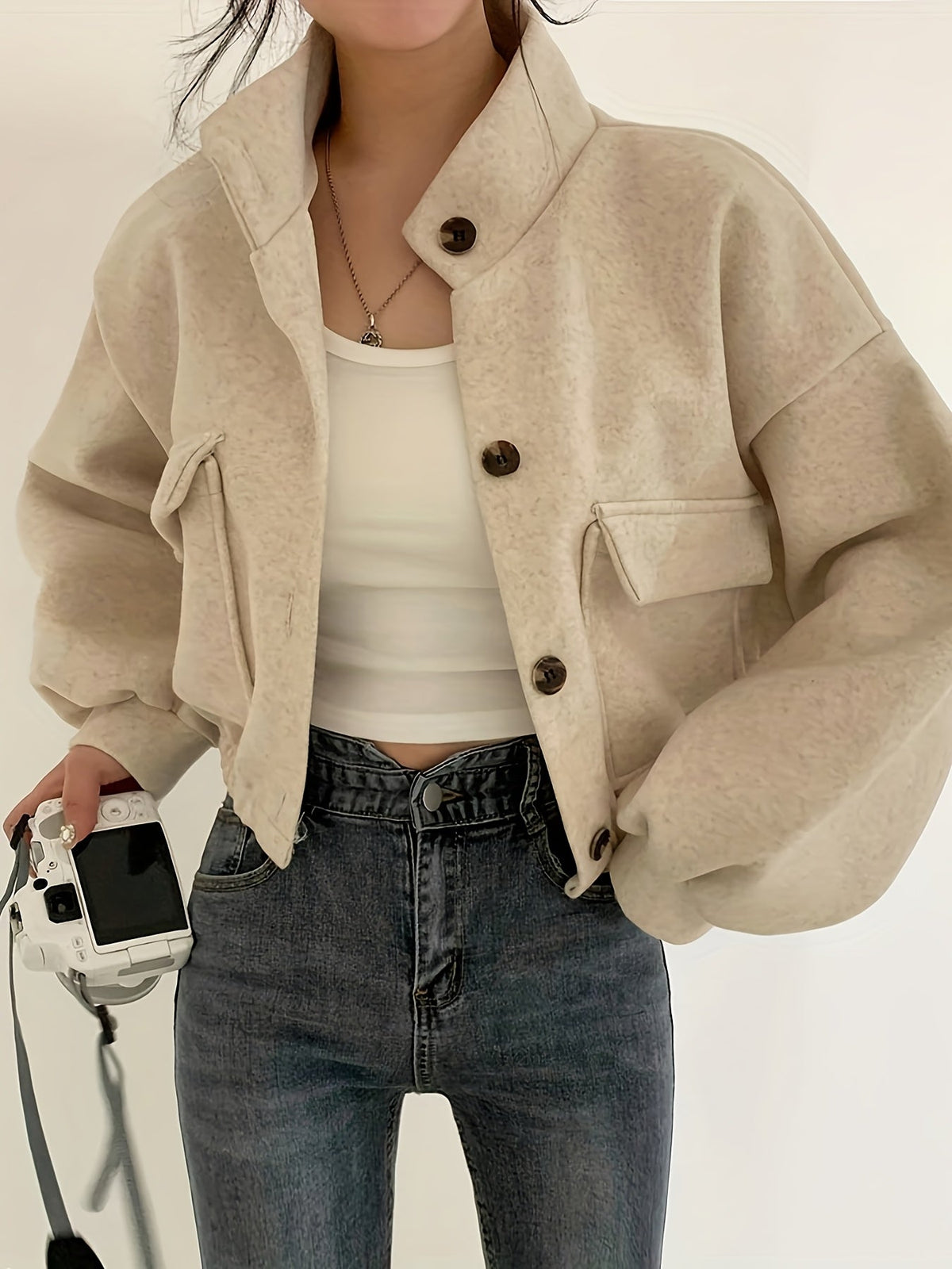 Indira™ | Cropped Utility Jacket