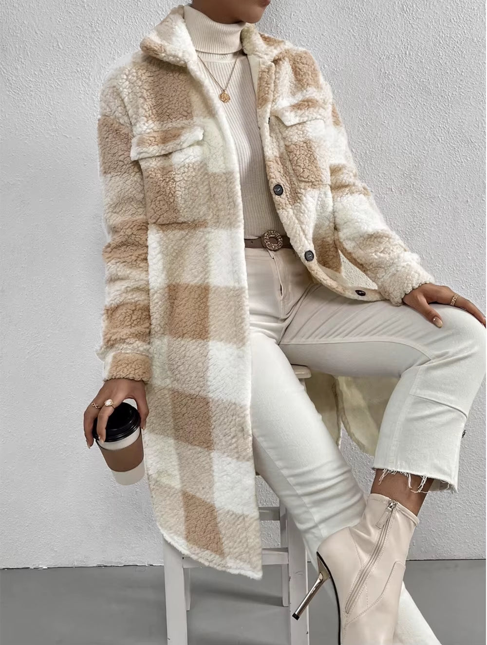 Piper™ | Plaid Sherpa Jacket