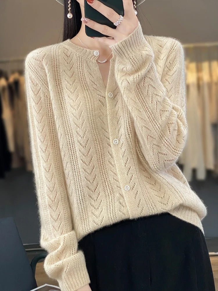 Santorini™ | Pointelle Knit Cardigan