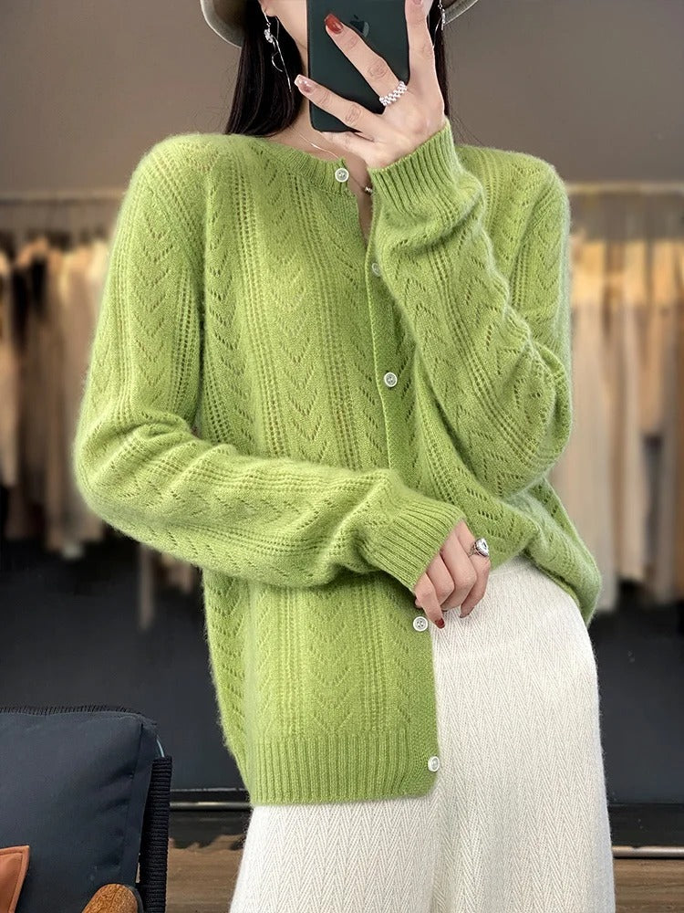 Santorini™ | Pointelle Knit Cardigan