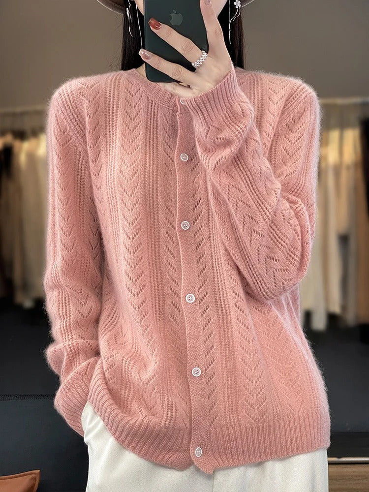 Santorini™ | Pointelle Knit Cardigan