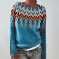 Eva™ | Retro Scandinavian Knitted Sweater