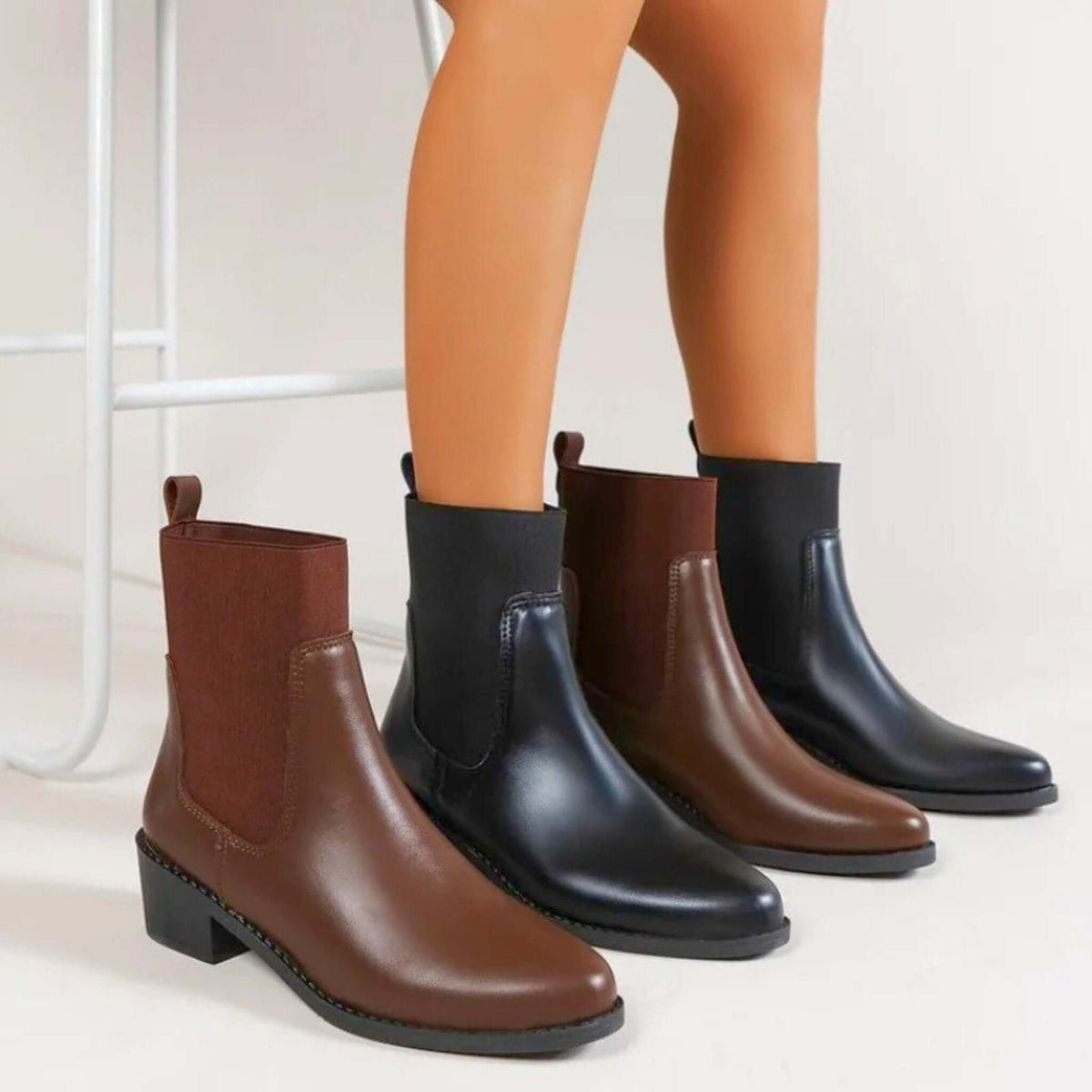 Olivia™ | Classic Chelsea Ankle Boots